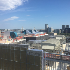 View of the Zakim Bridge from 50 Binney St.