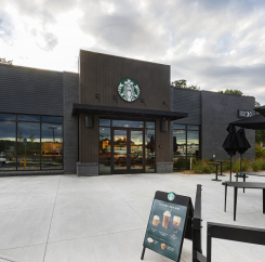 Starbucks front entrance