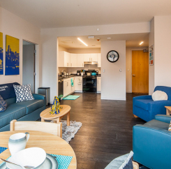 A furnished apartment