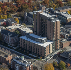 Aerial view of Southwest corner
