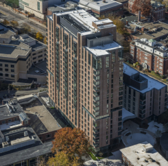Aerial view of Northeast corner