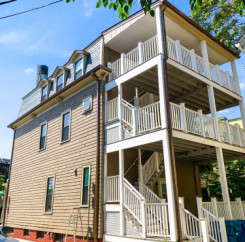 Rear stairs