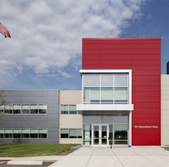 Close up of front elevation