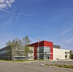 Parking lot entrance